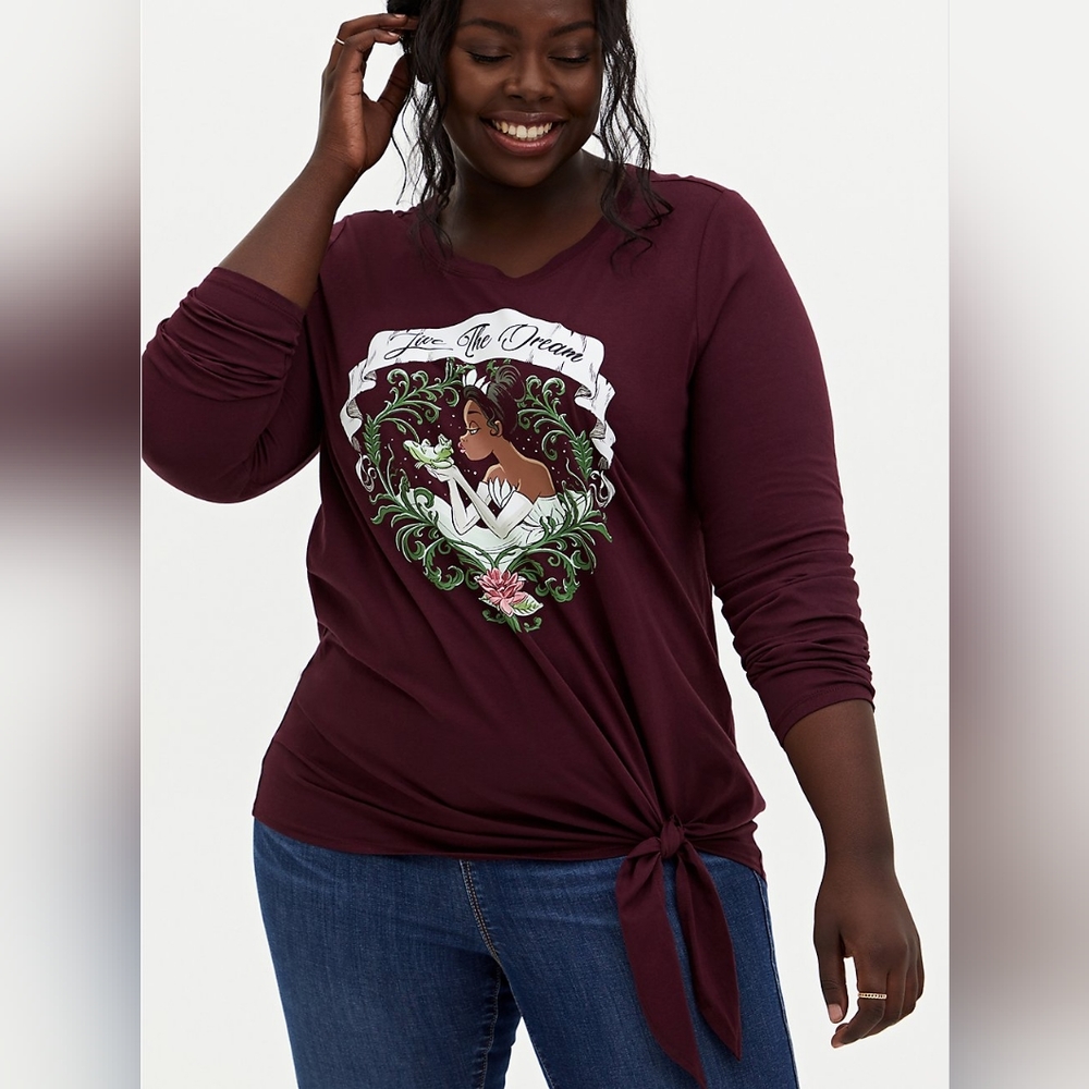 Torrid Disney Tiana shirt